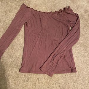 Long off the shoulder tee